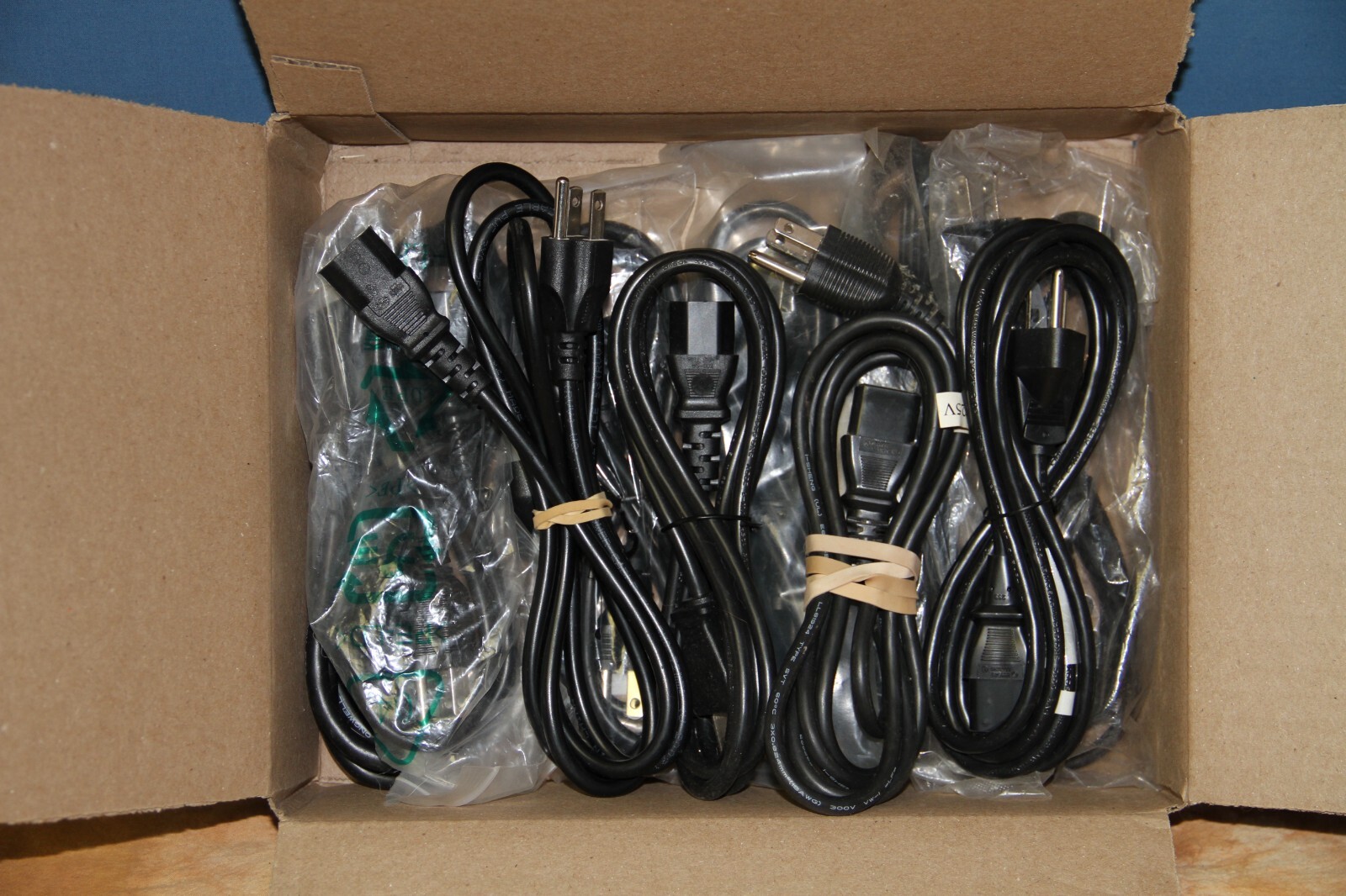 AC-Power Cord Cable – CBL-PC-6BK-C(M) Lot of 10 New and Used