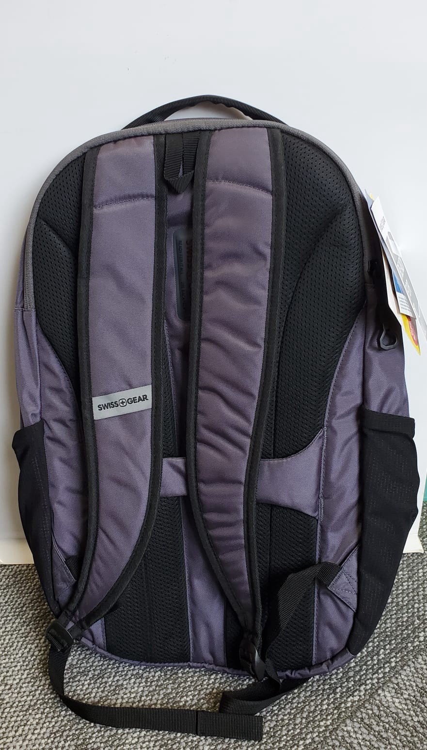Swissgear 18.5″ Laptop Backpack Dark Gray Electronics Bag New With Tags