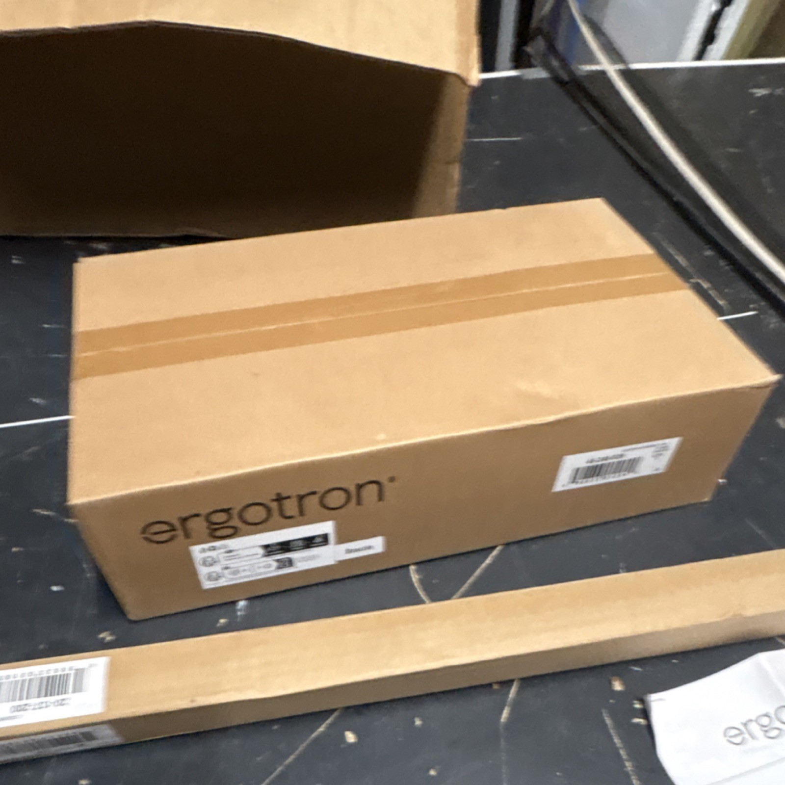 Ergtron wall mount system with desk pole and all accessories