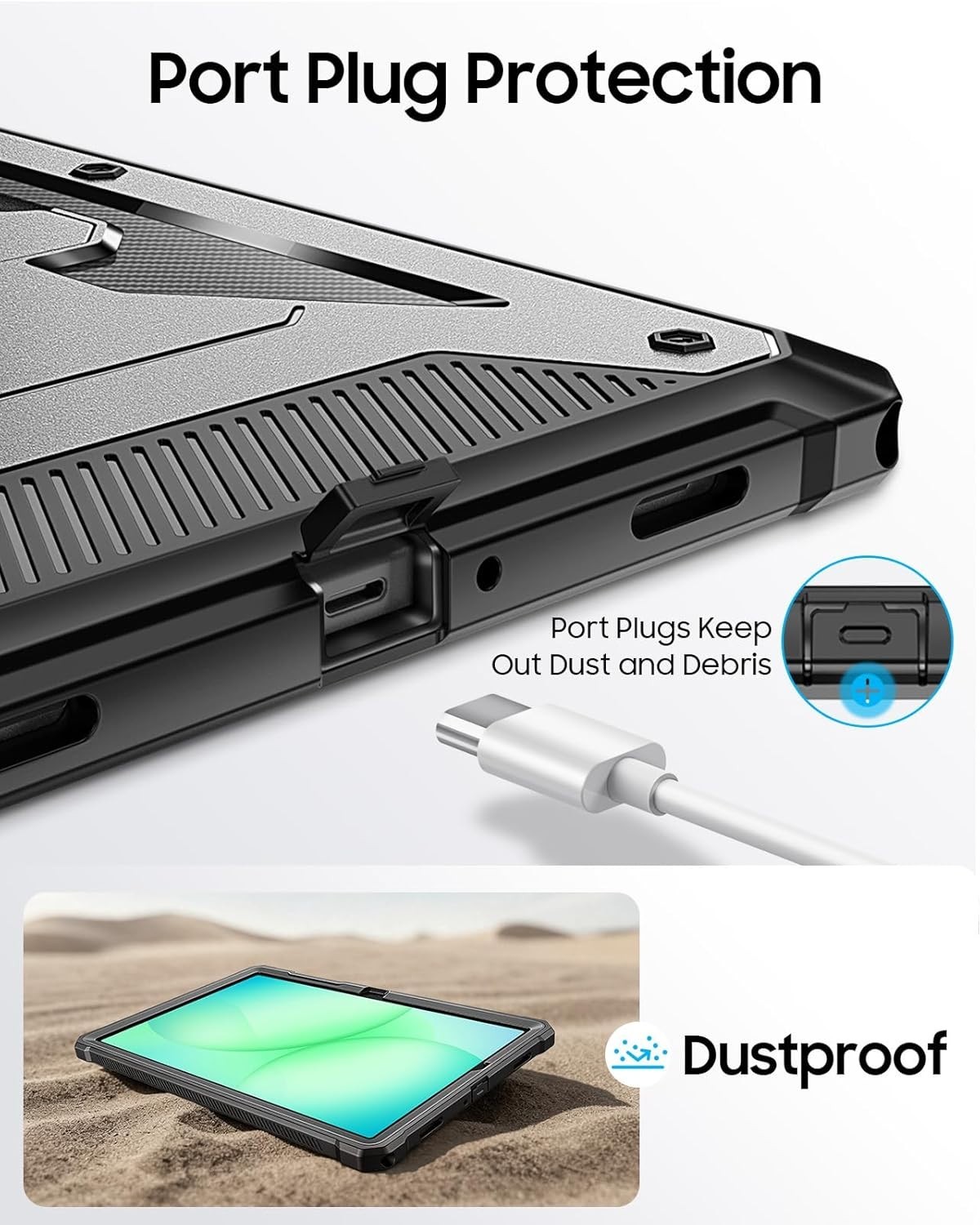 Fintie Shockproof Case for Samsung Galaxy Tab A11+ Plus 11 Inch 2025/ A9+ Plus 2