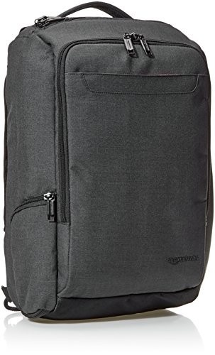 AMAZON BASICS SLIM CARRY ON LAPTOP TRAVEL OVERNIGHT BACKPACK – BLACK