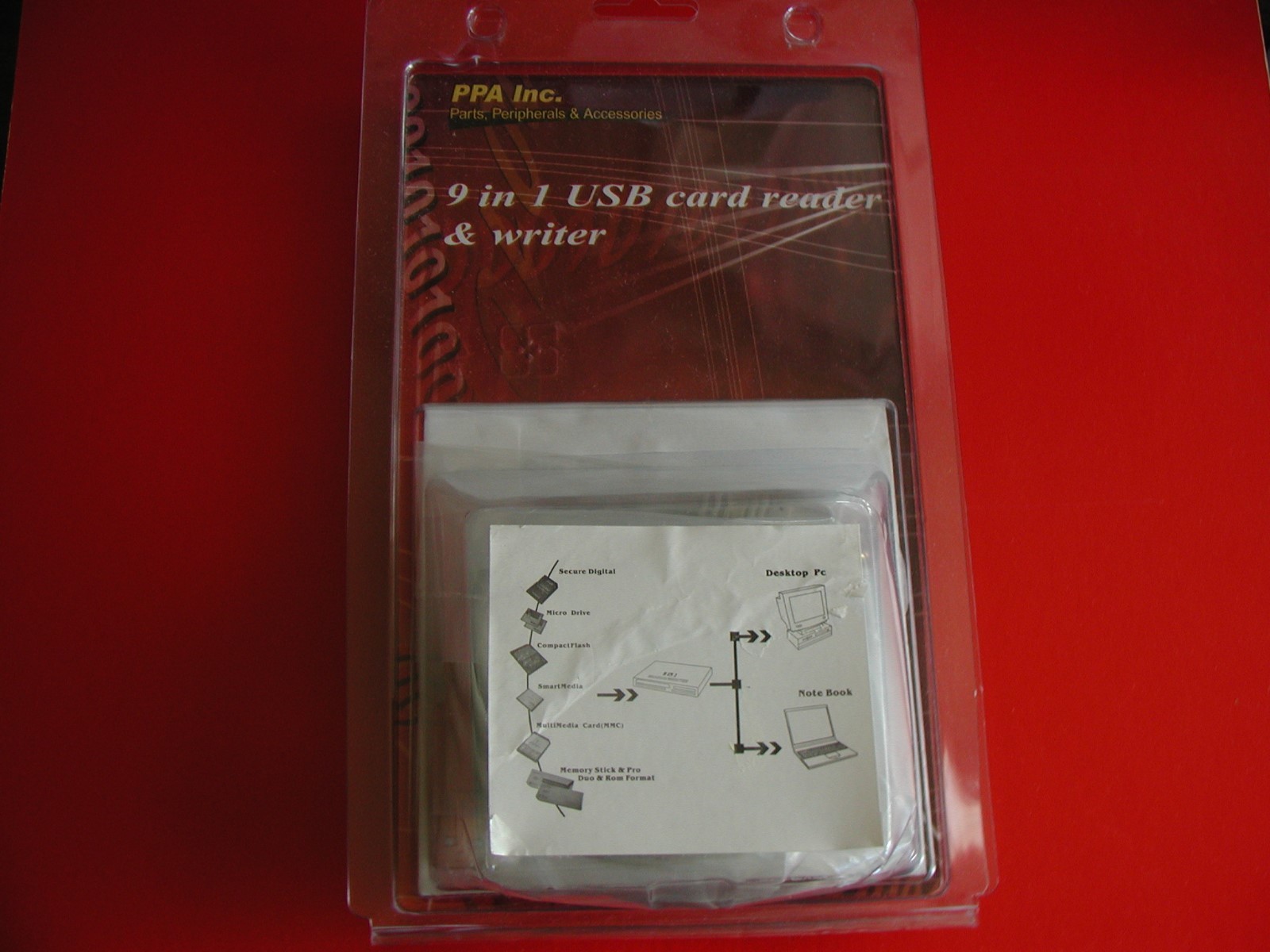 PPA INC. USB 1.1 9-in-1 Reader/Writer