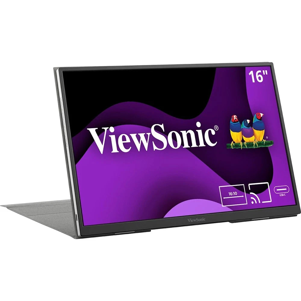 ViewSonic 16″ 1200p Portable IPS Monitor with Built-In Battery, Wireless Casting