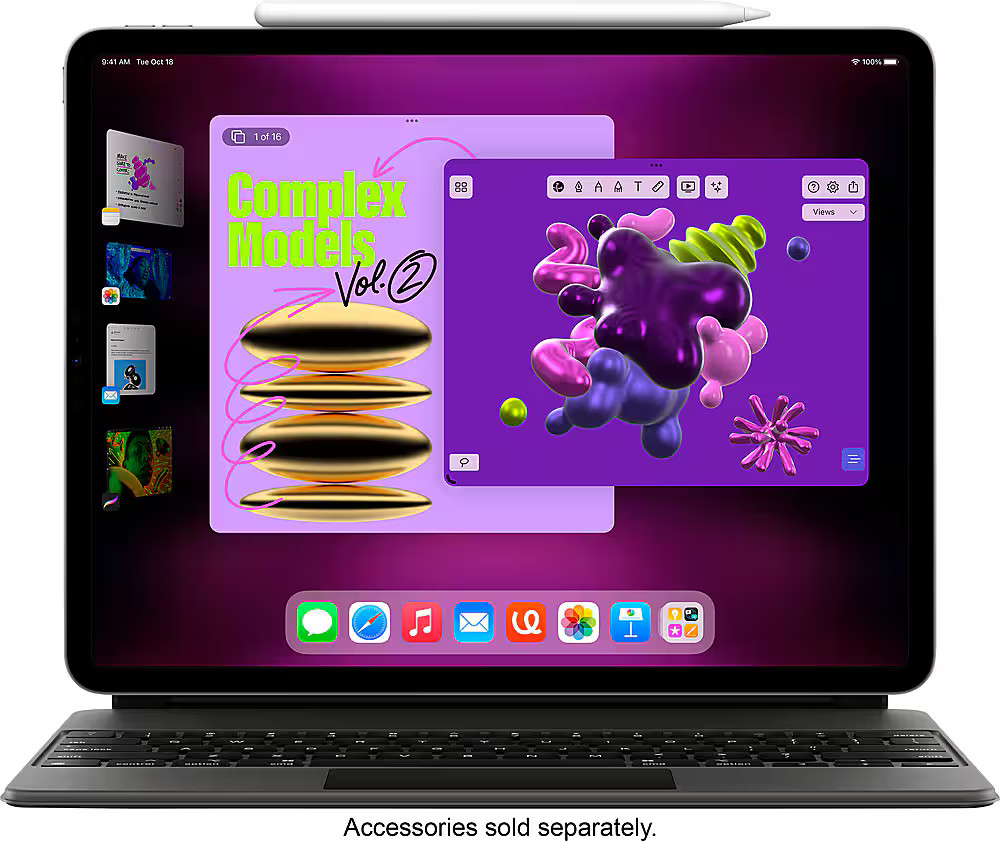 Apple – Geek Squad Certified Refurbished 12.9-Inch iPad Pro with Wi-Fi – 128G…