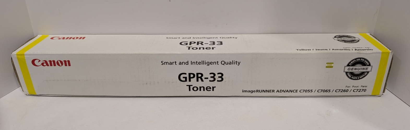 Canon Genuine Yellow Toner GPR-33