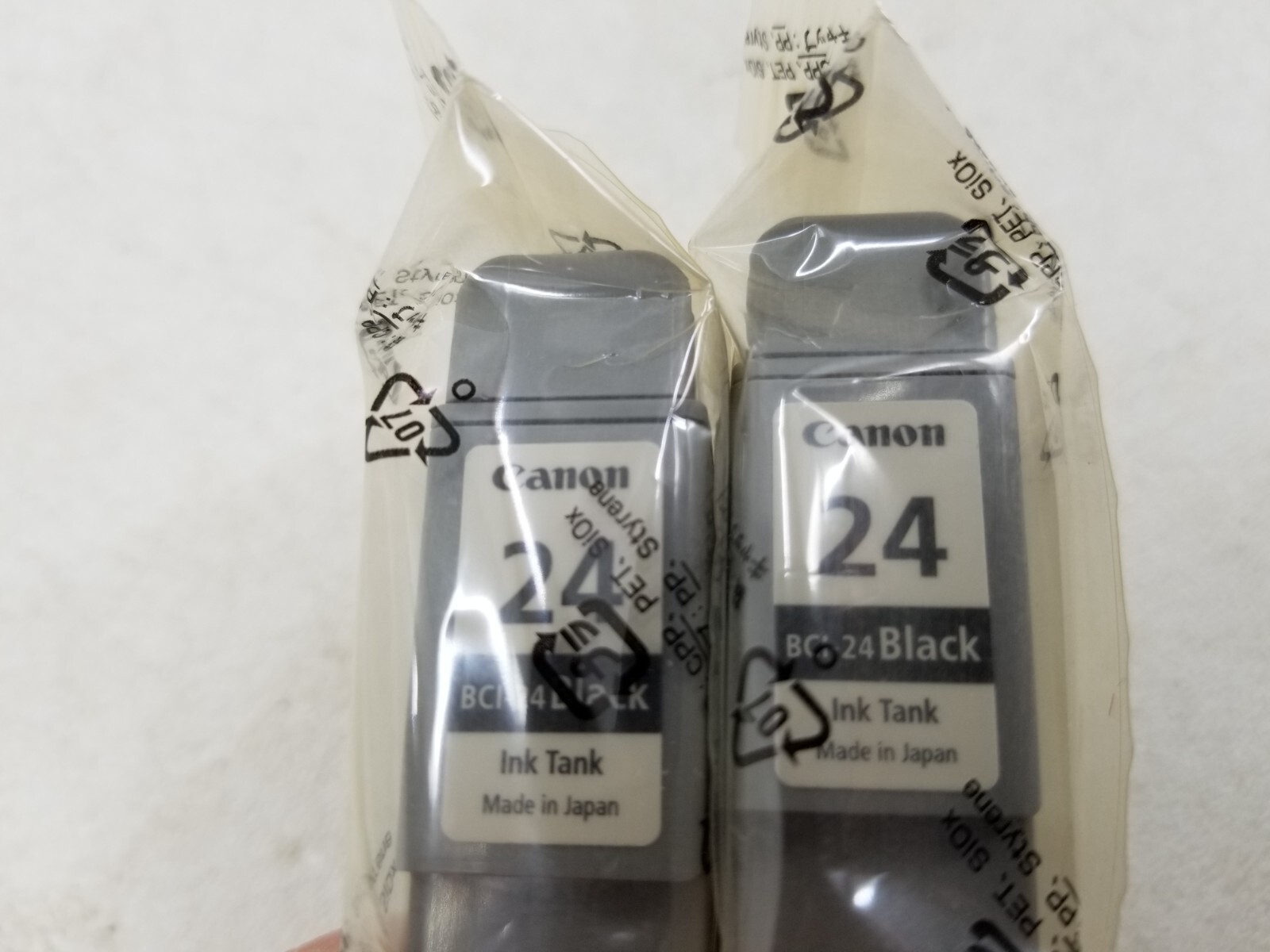 Genuine Canon BCI-24 Twin Black & single Color Ink Cartridges PIXMA iP1500 BAG