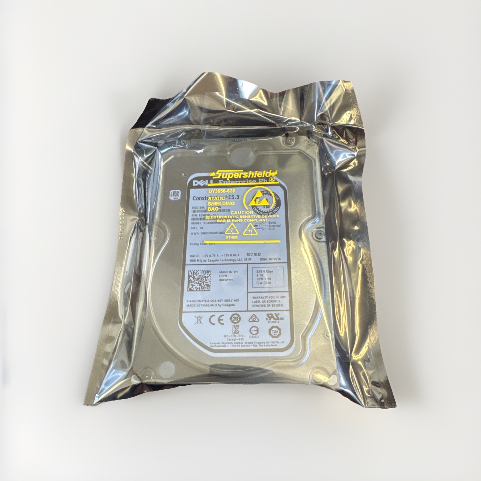 DELL DRMYH Constellation ES.3 4TB SAS 7.2K 6Gbp 3.5″ HDD ST4000NM0023 9ZM270-157