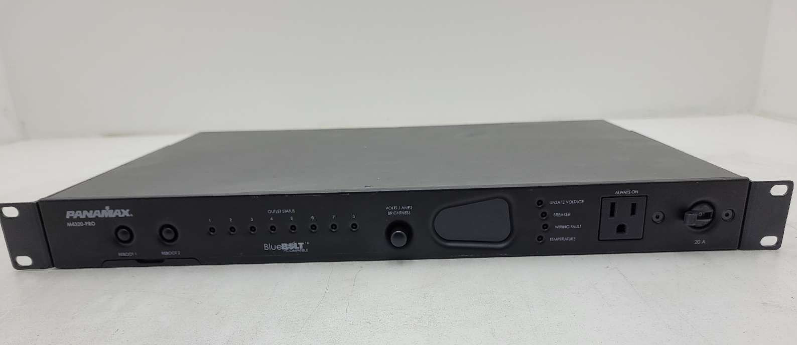 Panamax M4320-PRO 8-Outlet 20A Rackmount BlueBolt Power Management Tested