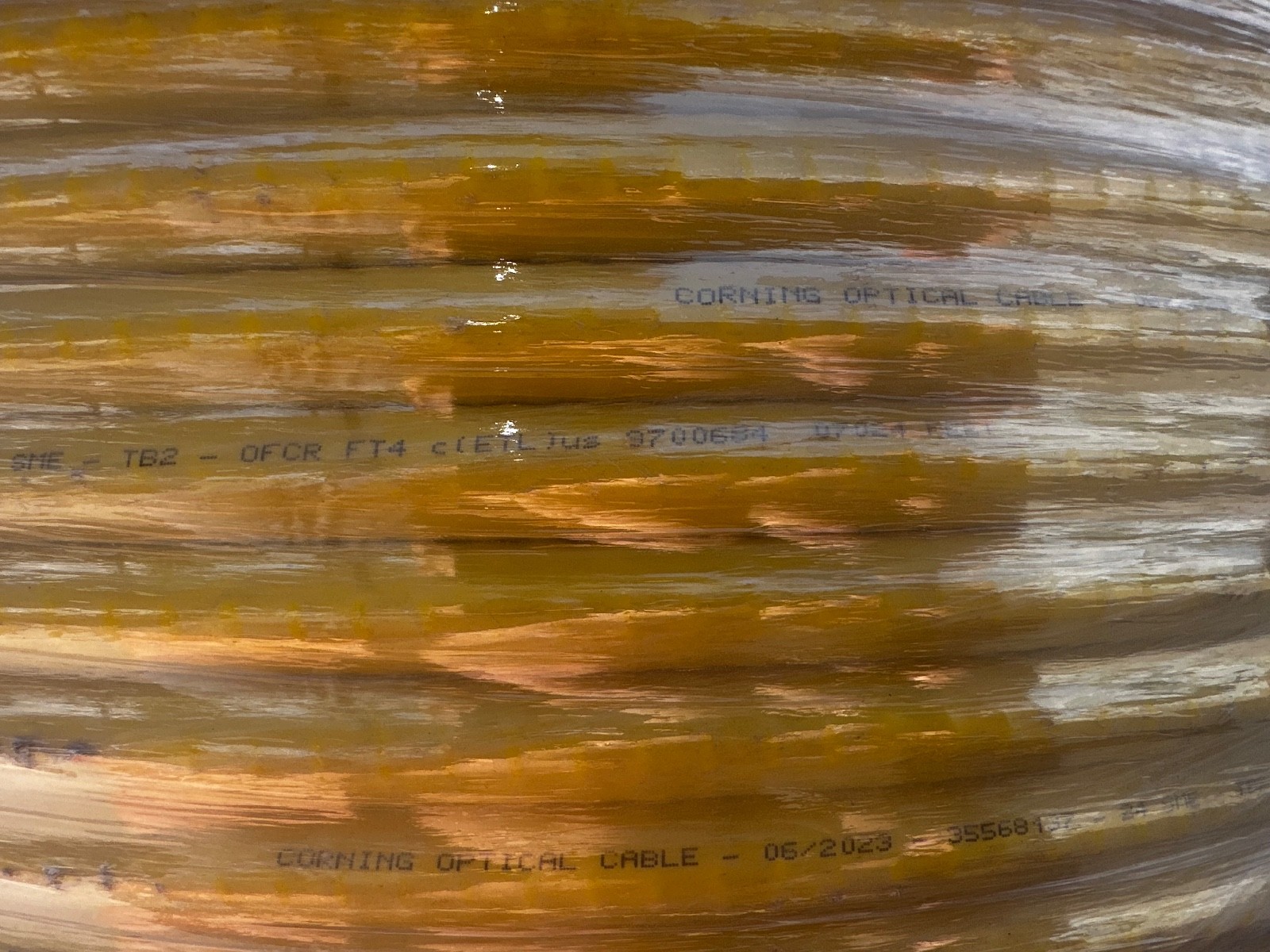 corning fiber optic cable 24 strand single mode armored
