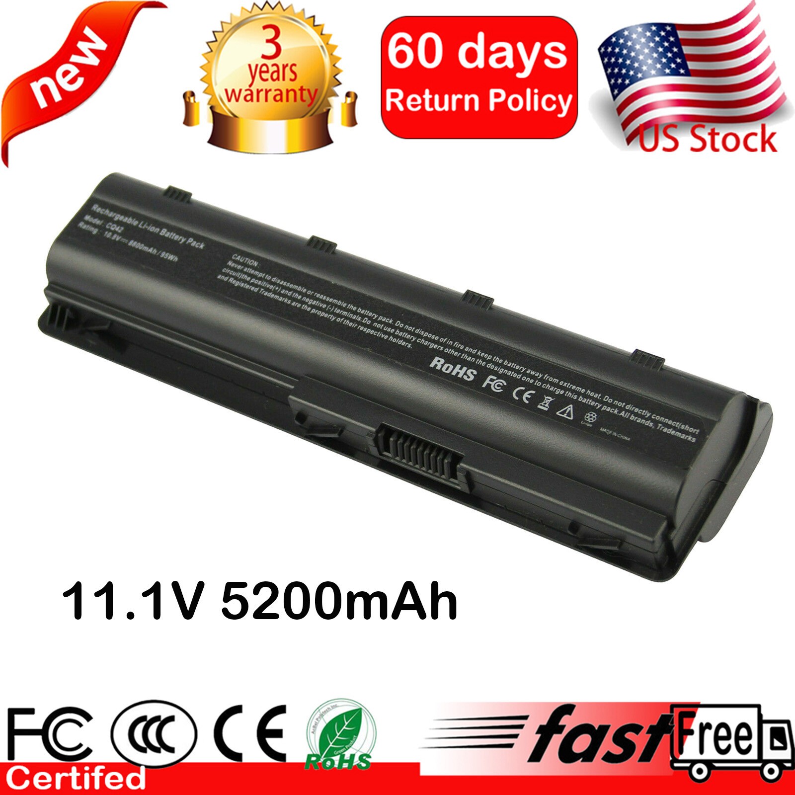 For HP MU06 MU09 SPARE 593554-001 593553-001 CQ42 Notebook Laptop Battery