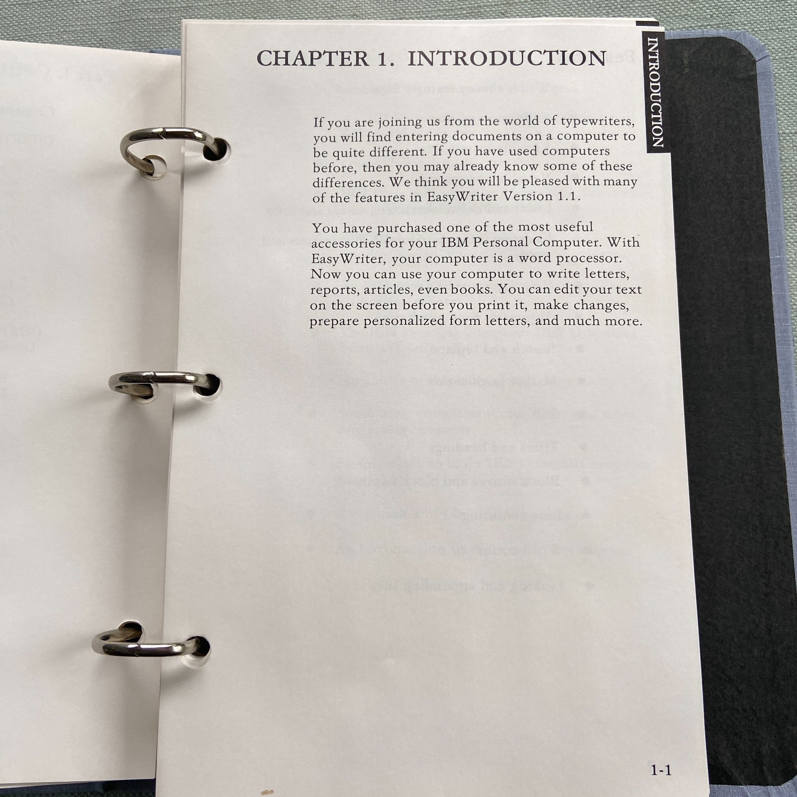 IBM EasyWriter User Manual Book 1982 2nd Edition Ver 1.10 6172310 PC Computer