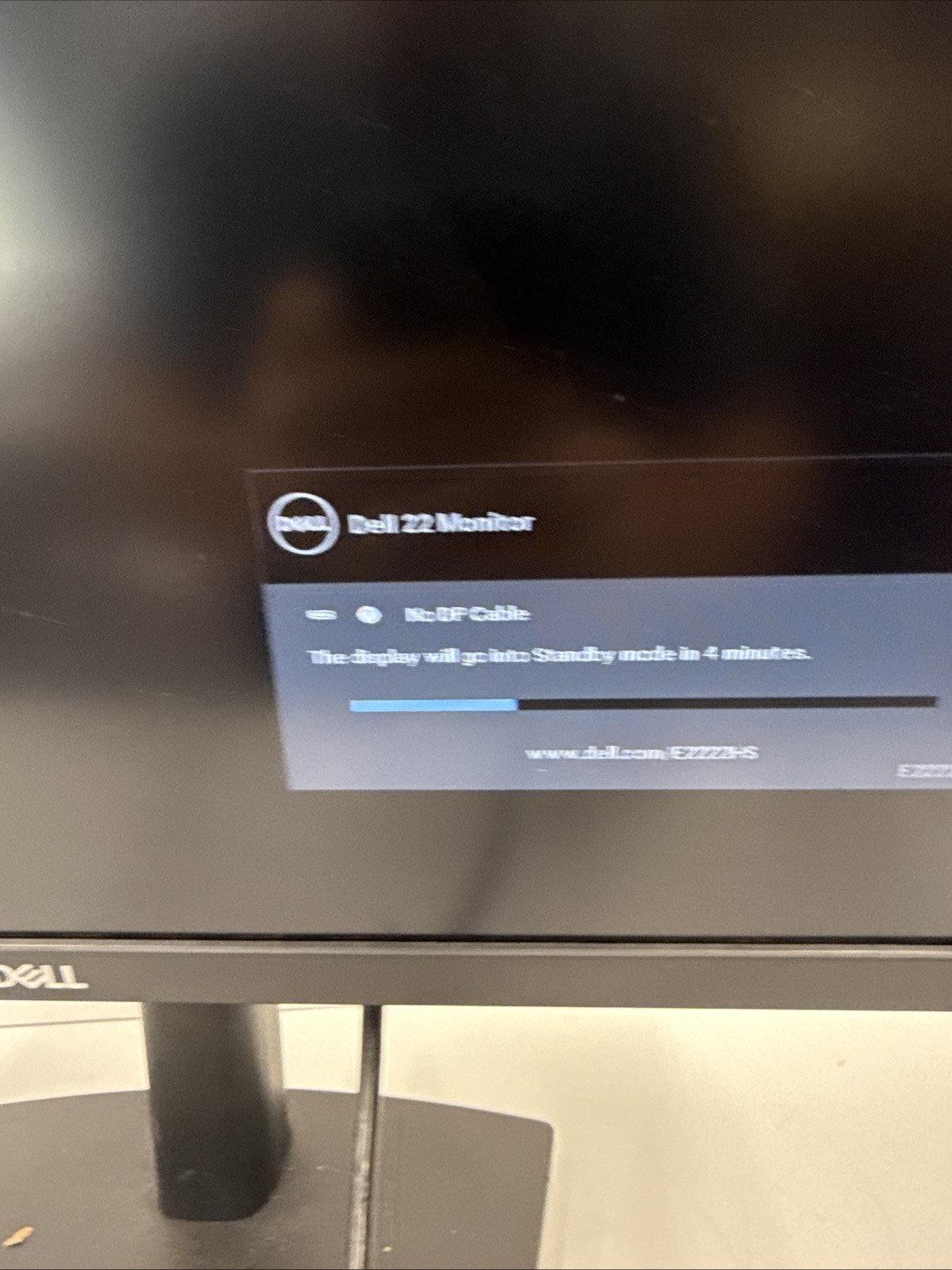 Dell E2222HS 21.5” 1080p FHD VA LCD LED Monitor, With Stand, with Power Cable