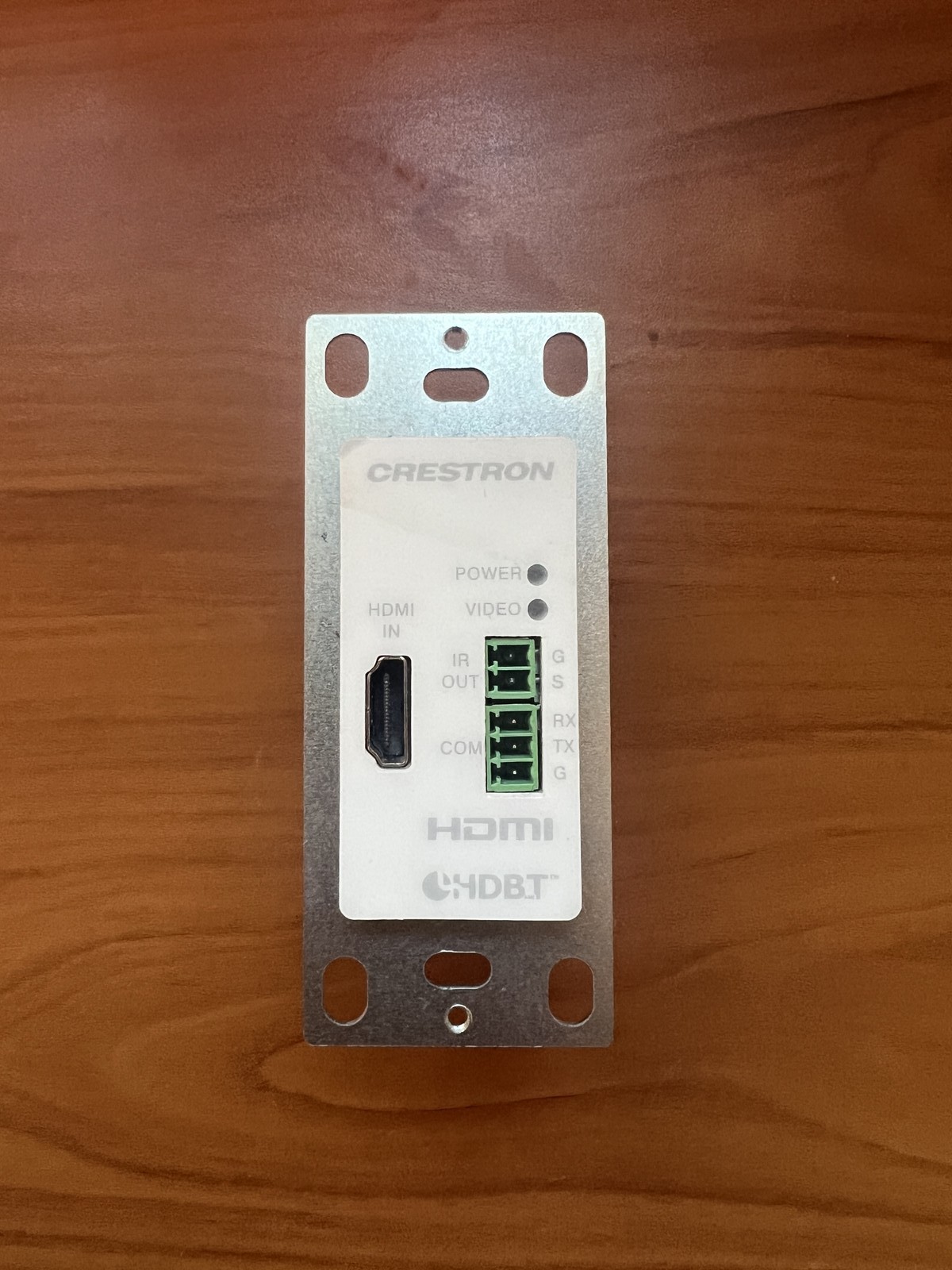 Crestron M201940001 DM-TX-4KZ-100-C-1G-W-T Wall Plate Transmitter