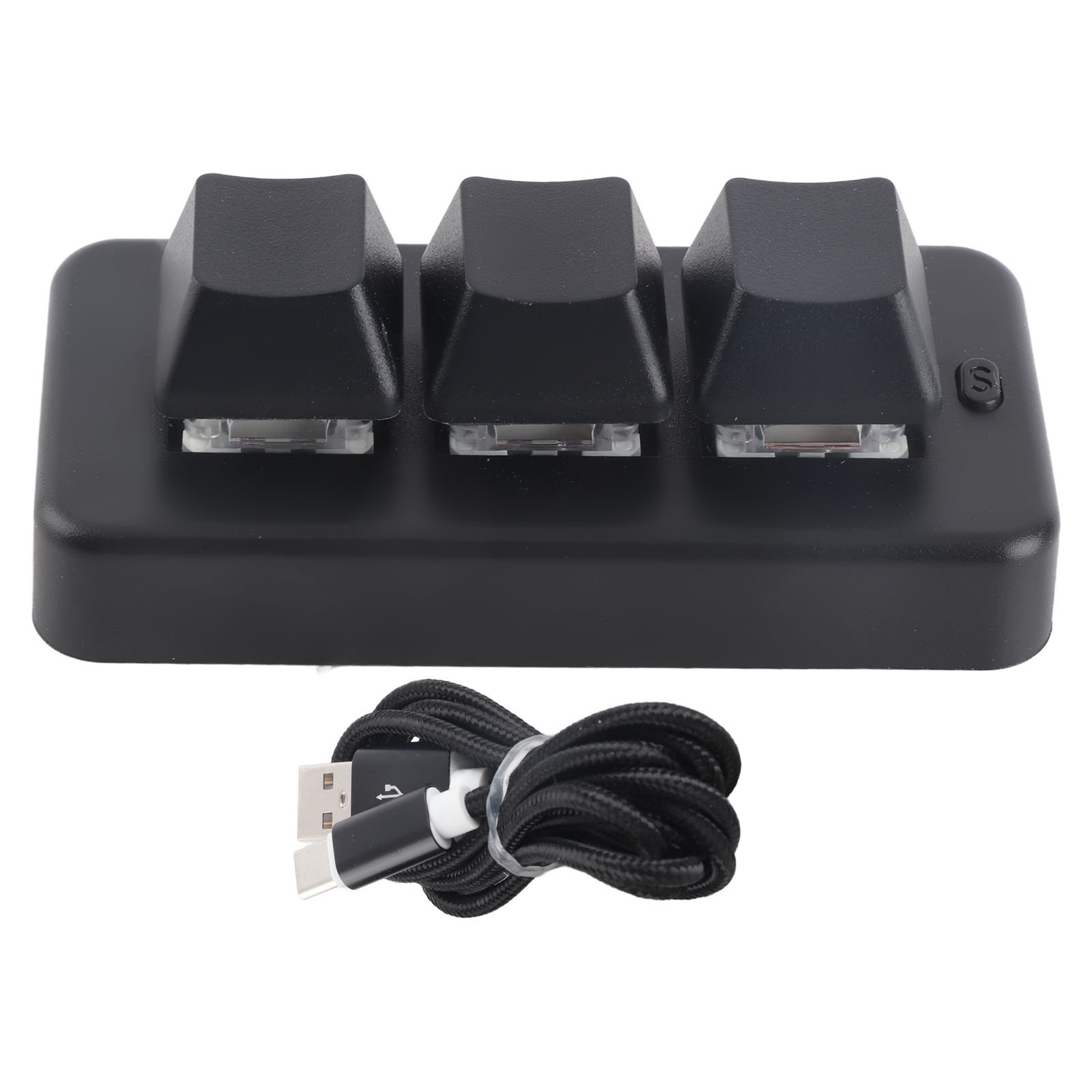 Compact 3 Key Macro Pad USB Interface For PC