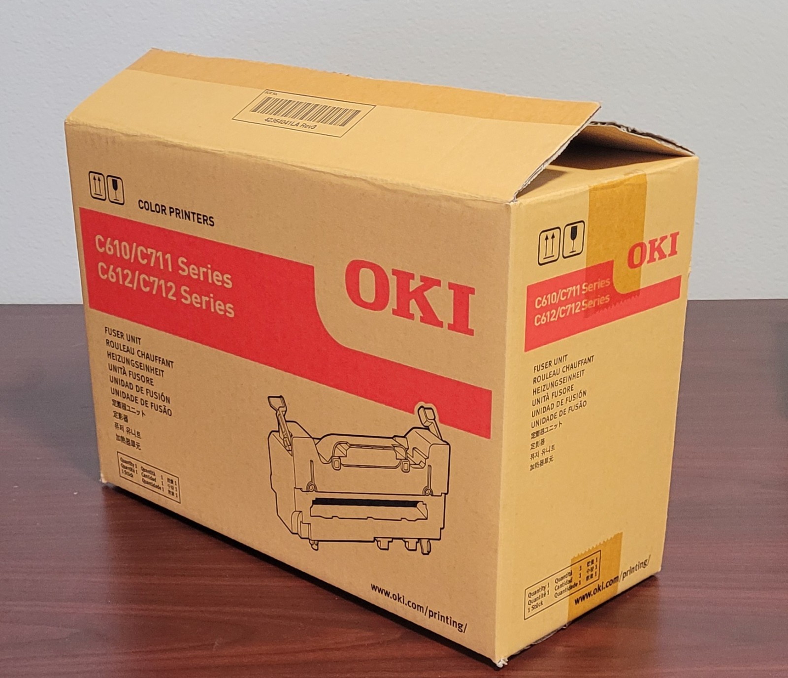 Open Box, OKI Fuser Unit 120V, C610 C612 C711 C712 Series 44289101 Color Printer