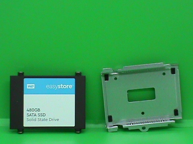 WD Easystore 480GB SATA III 2.5″ Internal SSD – Tray – Forensic Wiped 7X!