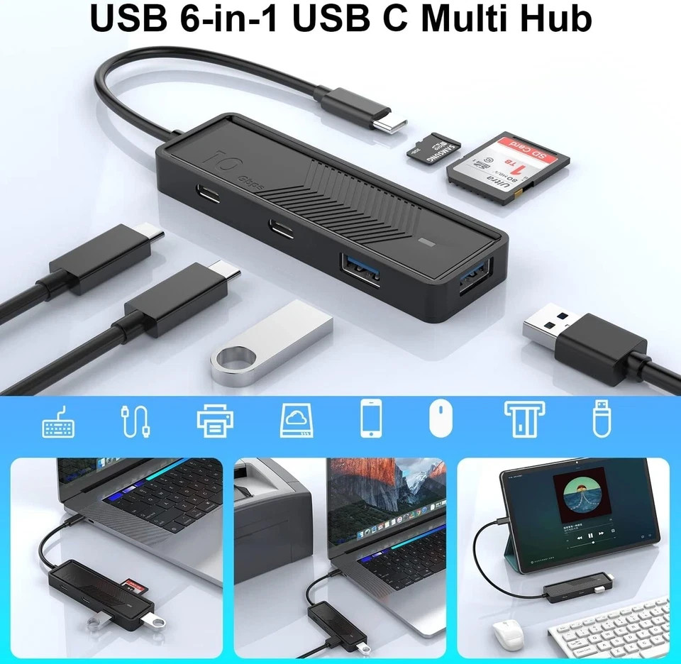 USB Smart Card Reader DOD Military USB Cac Memory Card Reader SDHC/SDXC/SD Card