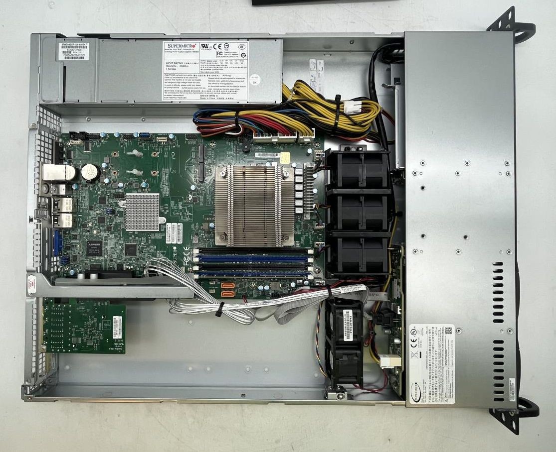 Supermicro Superserver CSE-111-6 w/ X11SCW-F Xeon E-2176G 16GB 2x 480GB SSD