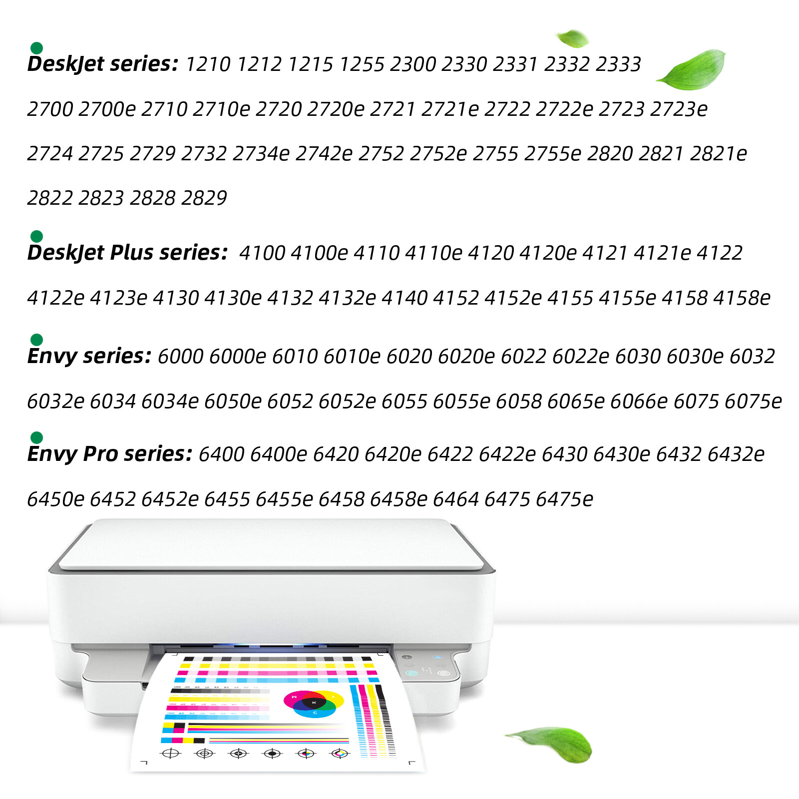 67XL Ink Cartridge for HP Ink 67 Deskjet 2700 2755 2855 4152 4155 Envy 6055 6455