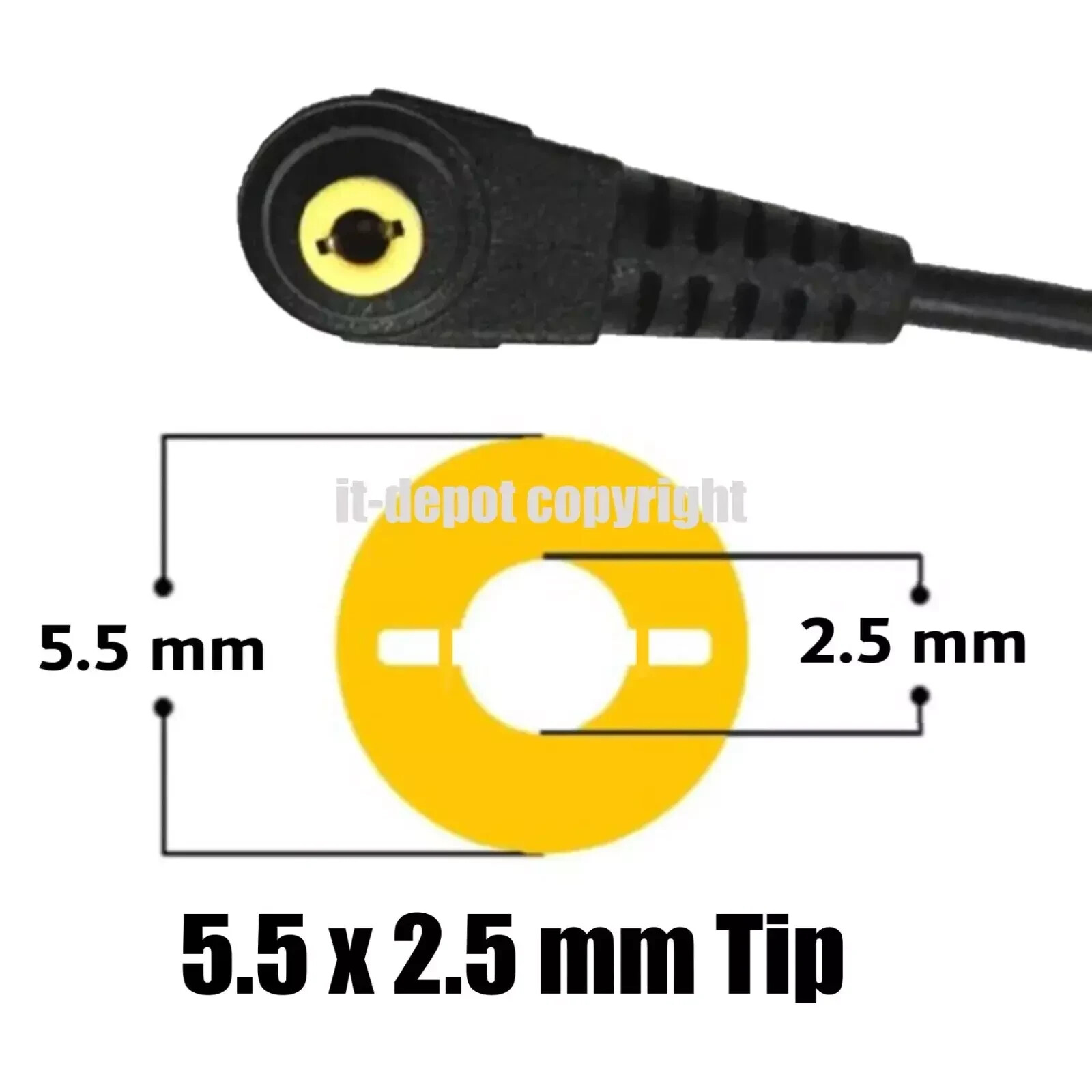 OEM Lenovo 3000 G530 G550 G560 Y300 65W 19V 3.42A 5.5×2.5mm AC Adapter Charger