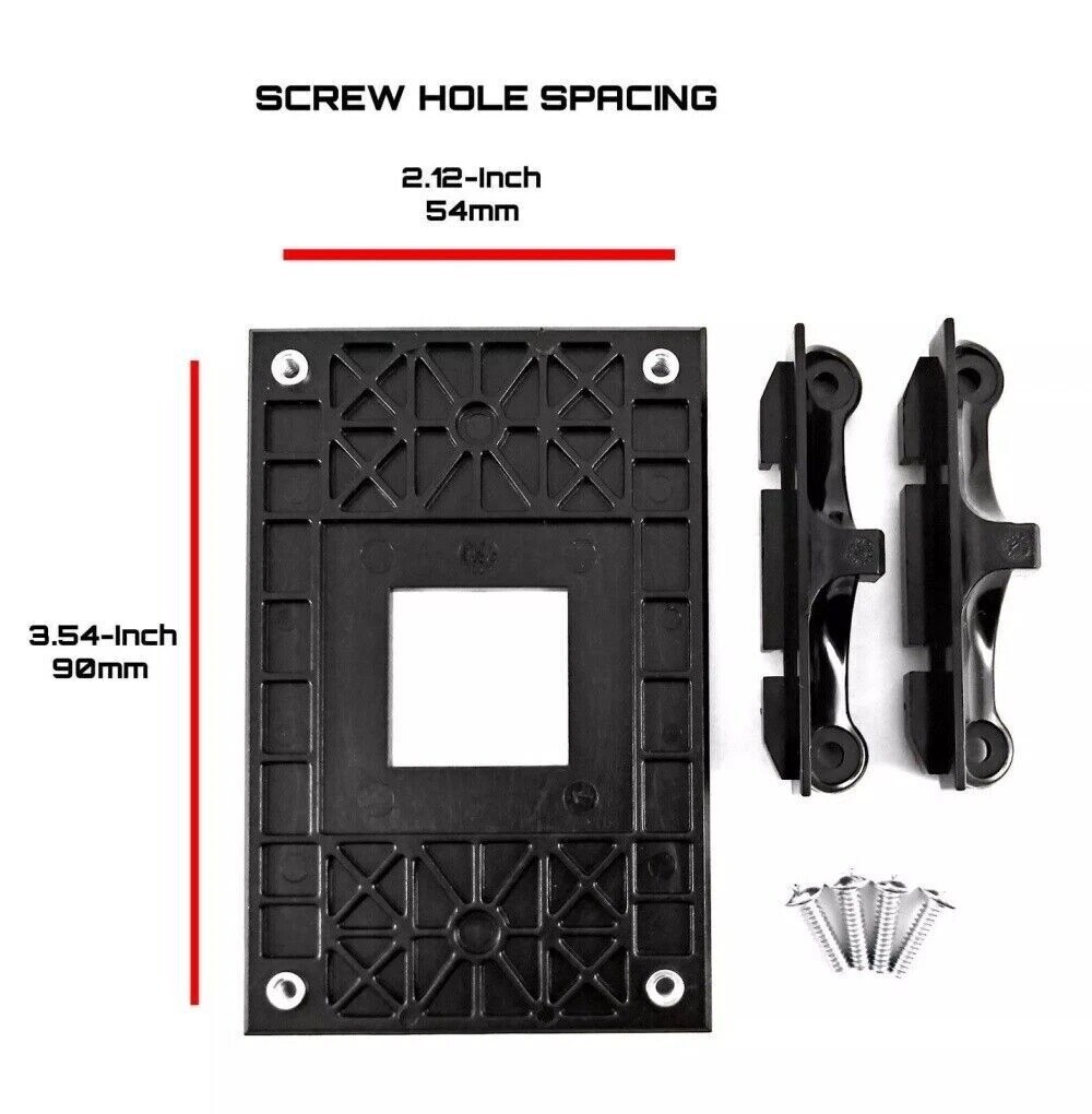 AM4 CPU Cooler Heatsink Fan Retention Brackets Backplate Kit For AMD Motherboard