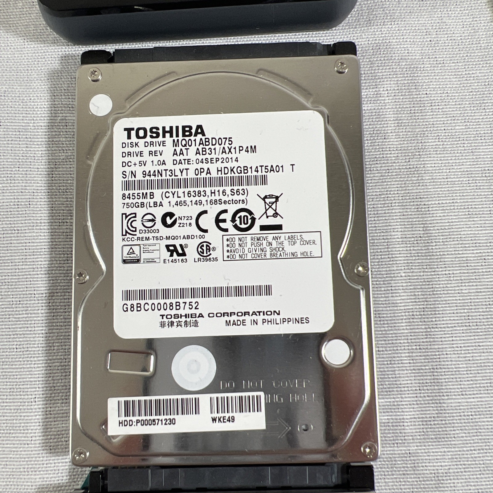 Lot of 11 1TB/ 500/640/750/128/250/480/512 GB HDD/ SSD *Tested & Formatted*
