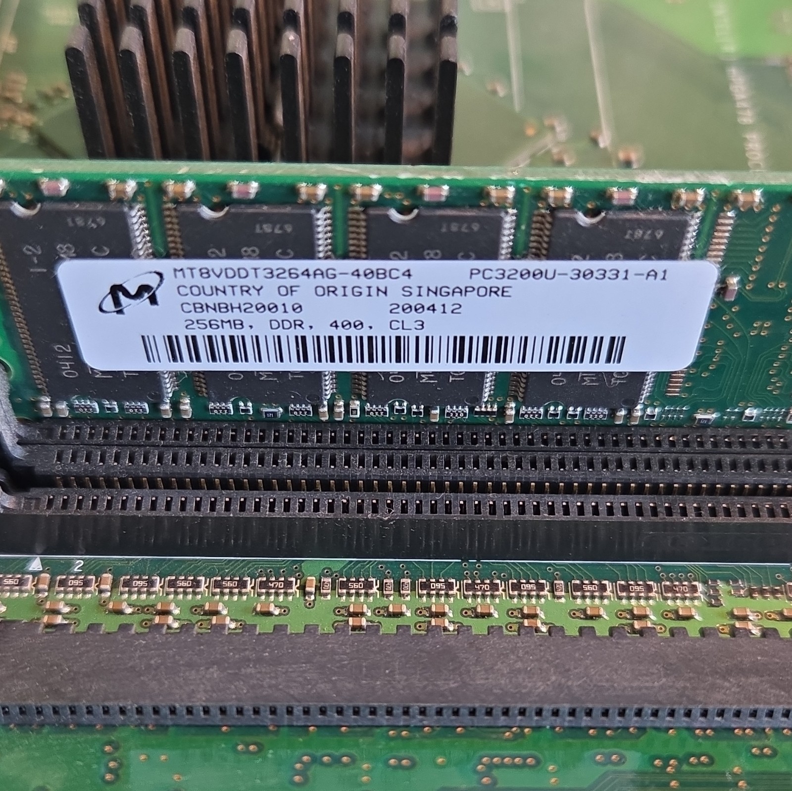 Dell Socket 478 Pentium 4 Motherboard W2562 AGP DDR w/256MB RAM Untested