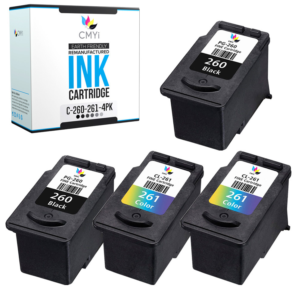 PG-260 CL-261 Ink Cartridges Lot for Canon 260 261 Combo Pack Fits PIXMA