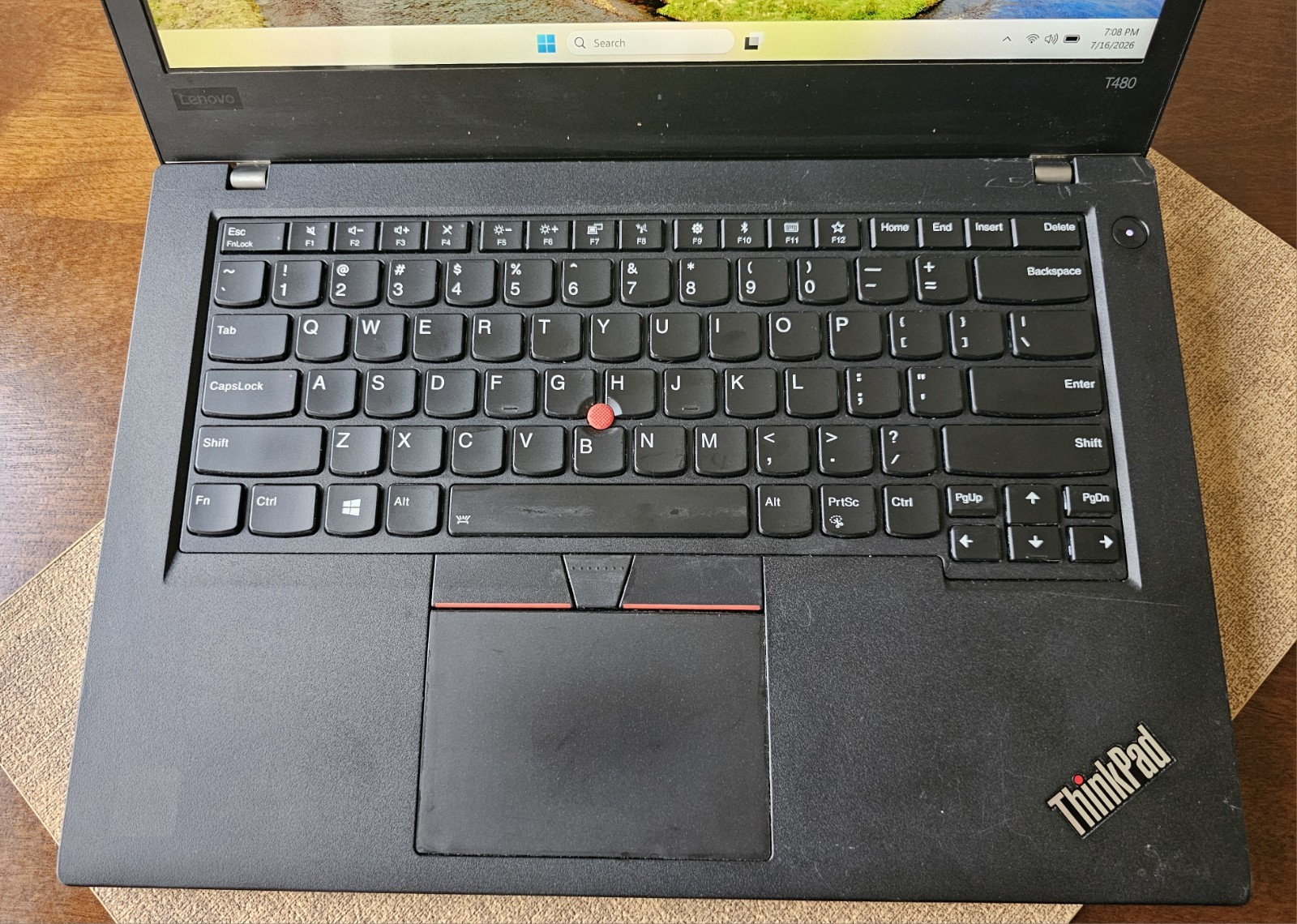 Lenovo ThinkPad T480 Intel Core i7 8550U 32GB Ram 1TB SSD 14″ 4K IPS Win 11 Pro
