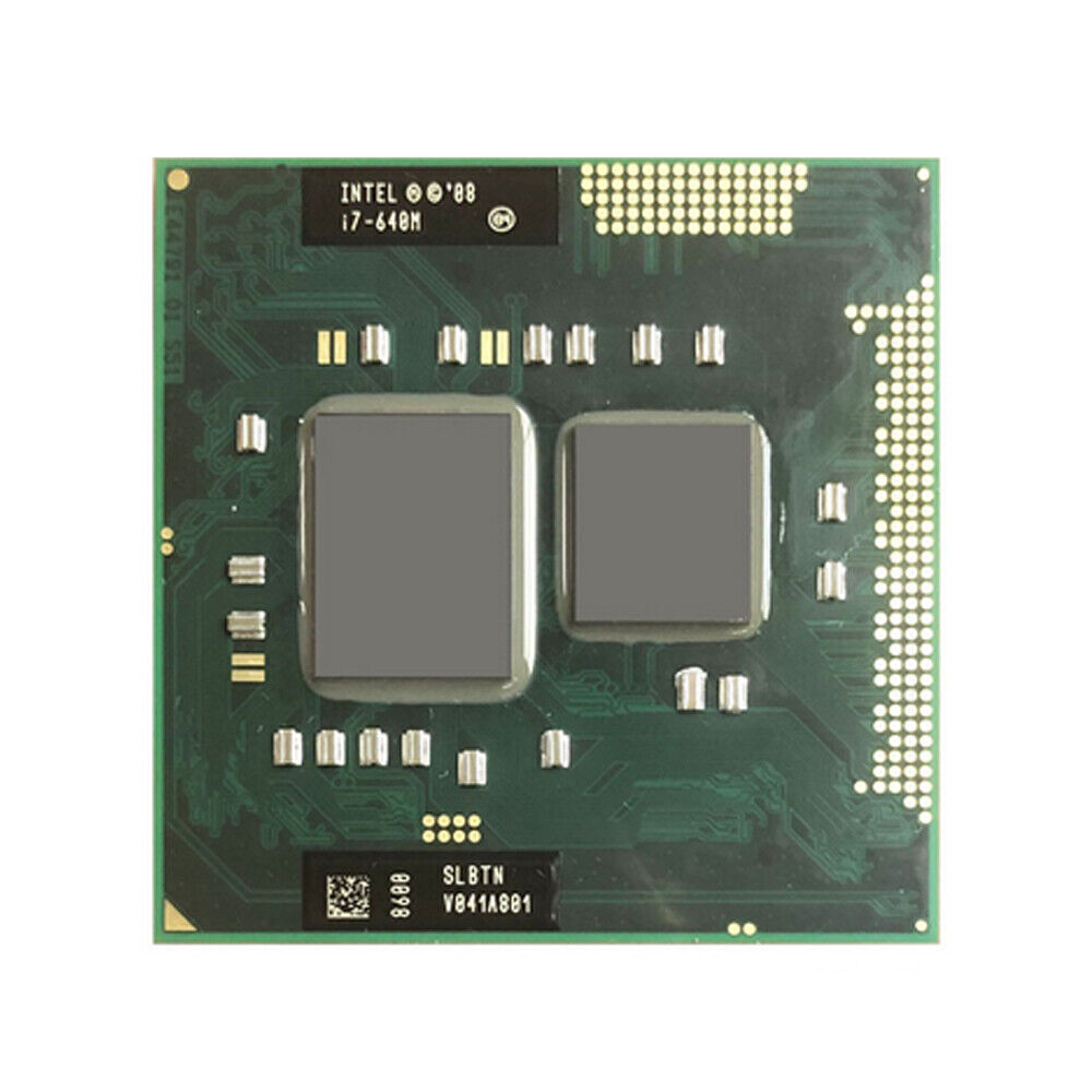Intel Core i7-640M 2.8 GHz 4M Dual Core Processor Laptop CPU G1 SLBTN Socket G1