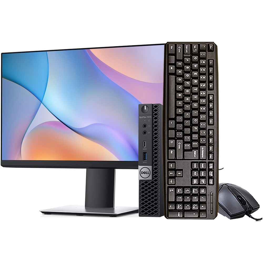 Dell i5 Desktop Computer Mini Pc Up To 27″ LCD 32GB RAM 1TB SSD Windows 11 Pro