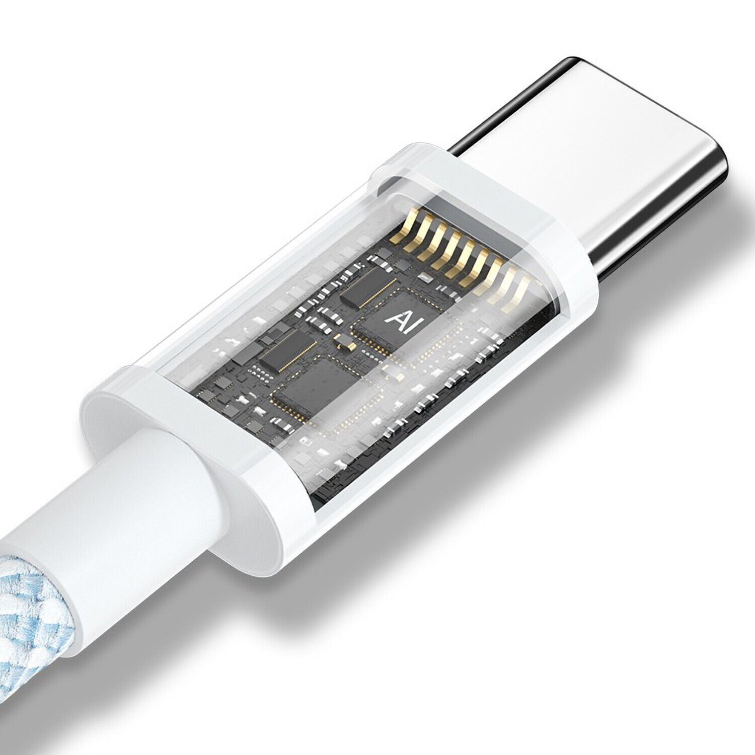60W USB-C to USB-C Type-C Cable PD Fast Charger Charging Data Sync Cord 3/6ft