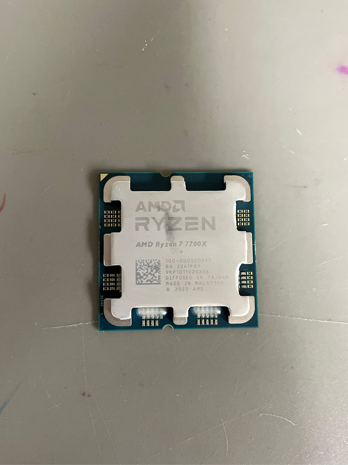 AMD Ryzen 7 7700X 8-core 16-thread Desktop Processor – 8 cores & 16 threads – 4.