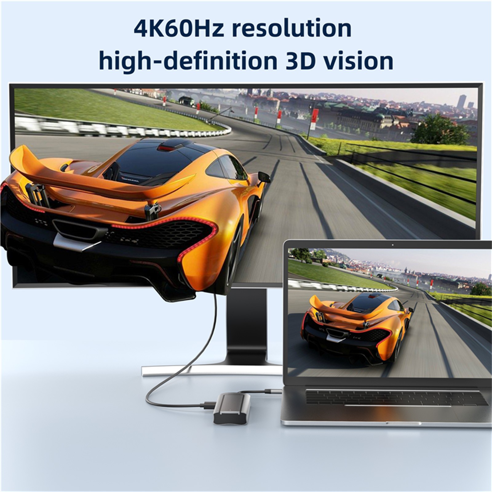 6 in 1 USB3.0 Hub With Disk Storage Function USB3.0 Type-c to HDMI Laptop Dock