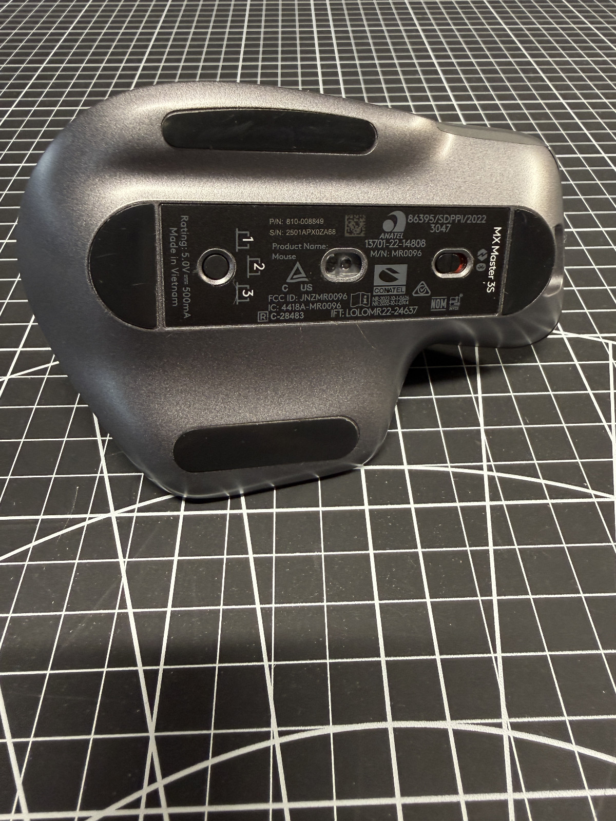 LOGITECH MX MASTER 3S WIRELESS MOUSE BLUETOOTH 8K DPI MAGSPEED SCROLL