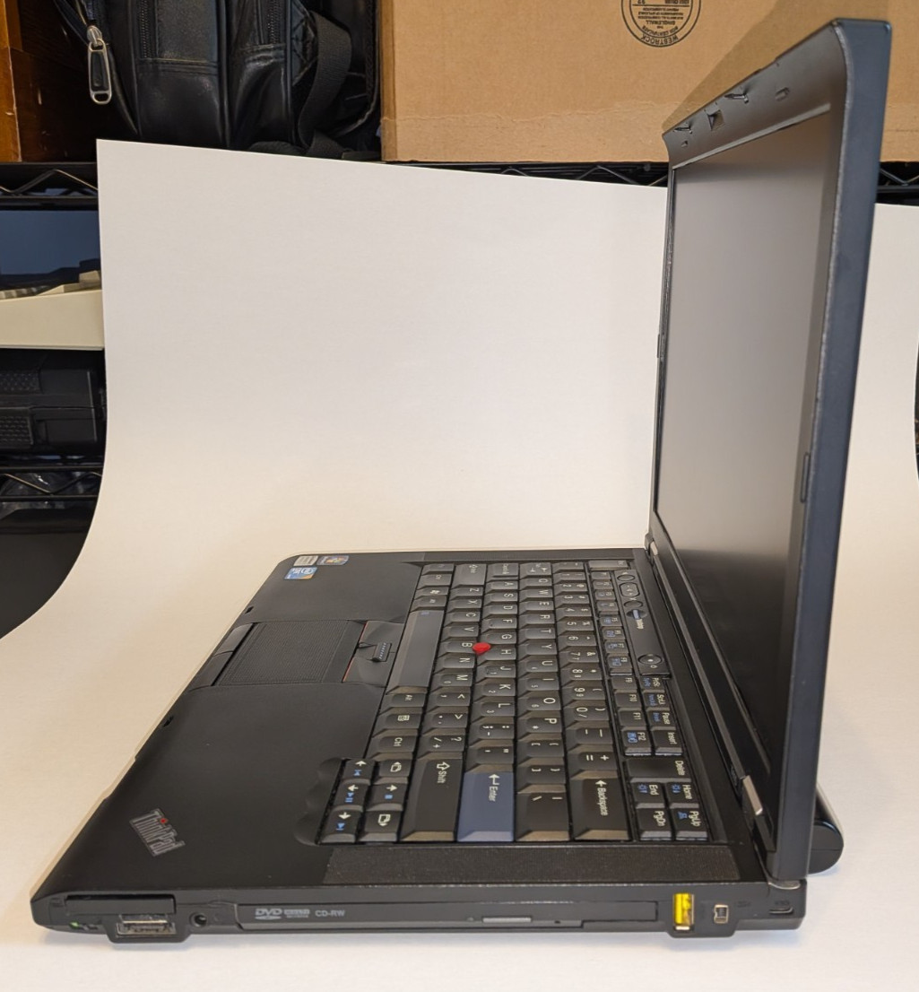 Lenovo Thinkpad T410 Laptop i5-M520 2.5gb ram 500gb HD TESTED NEEDS BATTERY