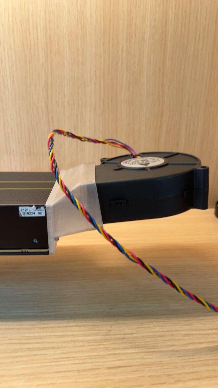 9cm Turbo Blower Fan Mod For AMD V620 MI50 MI60 MI100 Compute Card