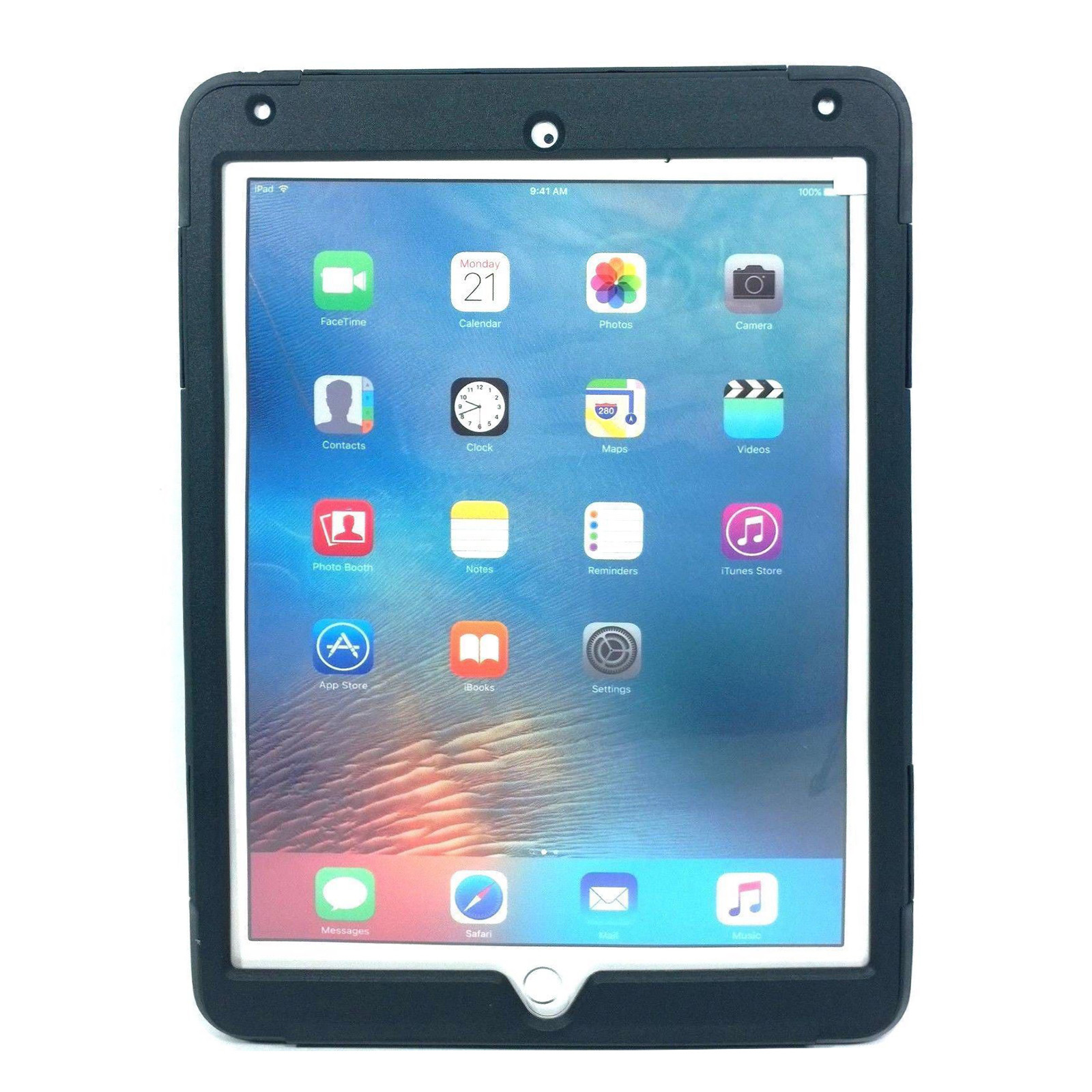 Verizon Rugged Heavy Duty Hybrid Case Built-In Screen Protector For iPad Pro 9.7
