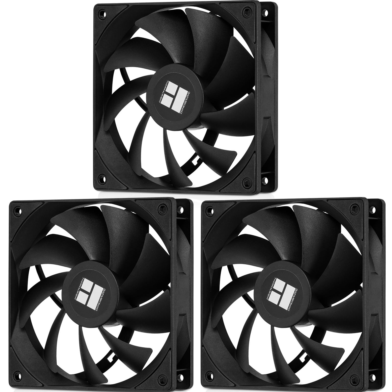 TL-C12B V2 X3 120mm PC Case Fans, 4PIN PWM Control, 1500RPM, for Chassis/CPU …