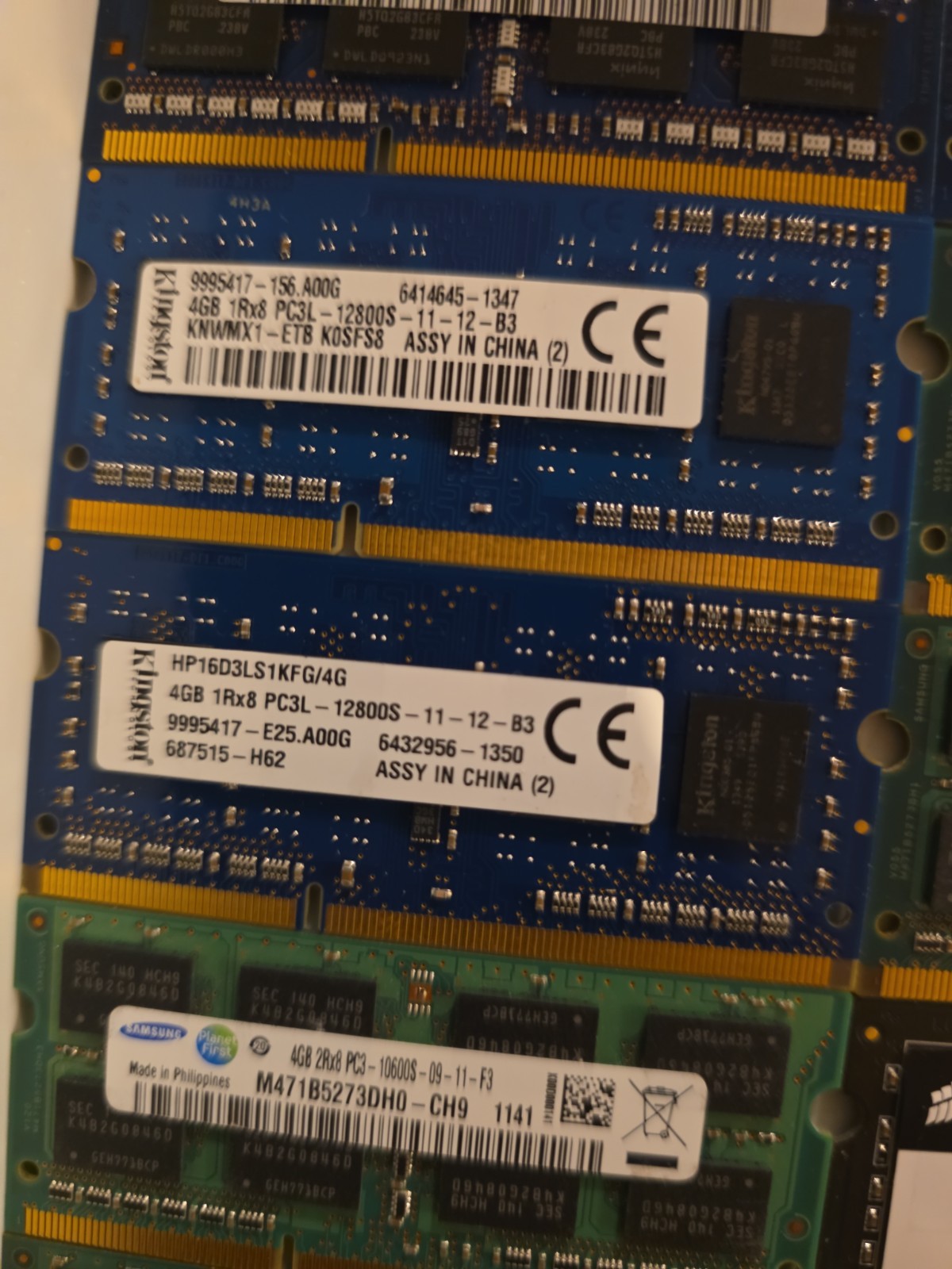 8GB (2x4GB) DDR3 DDR3L SO-DIMM Laptop Memory PC3-10600S PC3L-12800S Choose Brand
