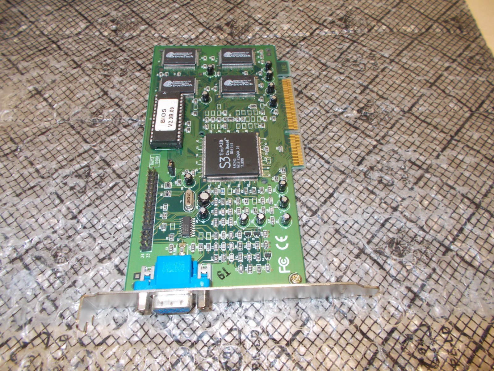 S3 Trio 3D On Board 4MB VGA 2X AGP Video Card DA113 12000 DA113-6111-0998
