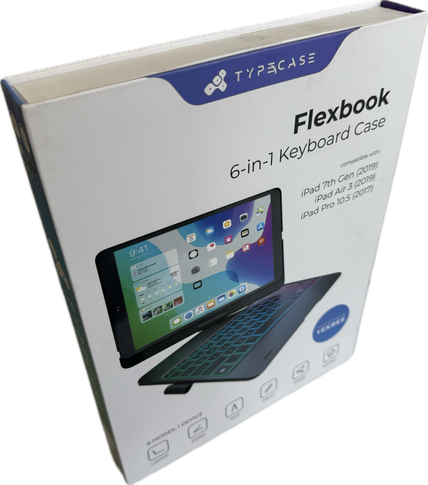 Typecase Flexbook 6 in 1 Keyboard Case 10.2″ Space Gray (New in Box/Unused)