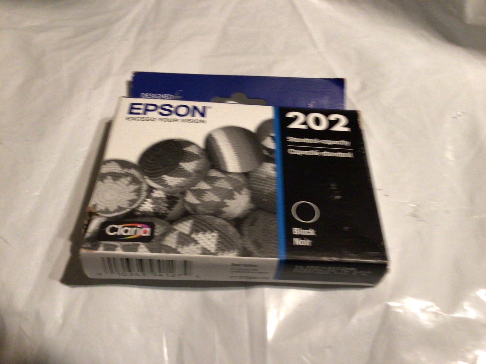 Genuine Epson 202 Claria Black Standard Capacity Ink Cartridge Exp: 11/2027