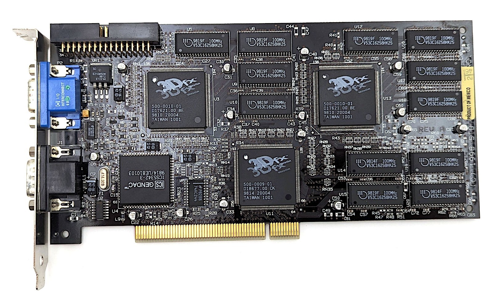 VTG 1998 STB 3Dfx Voodoo2 II 12MB PCI Graphics Card 210-0336-00X – *PARTS/REPAIR