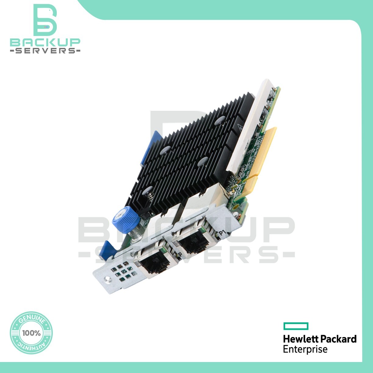 817721-B21 HP 535FLR-T 2-Port 10Gbps PCI-e 3.0 RJ-45 Network Adapter 854177-001