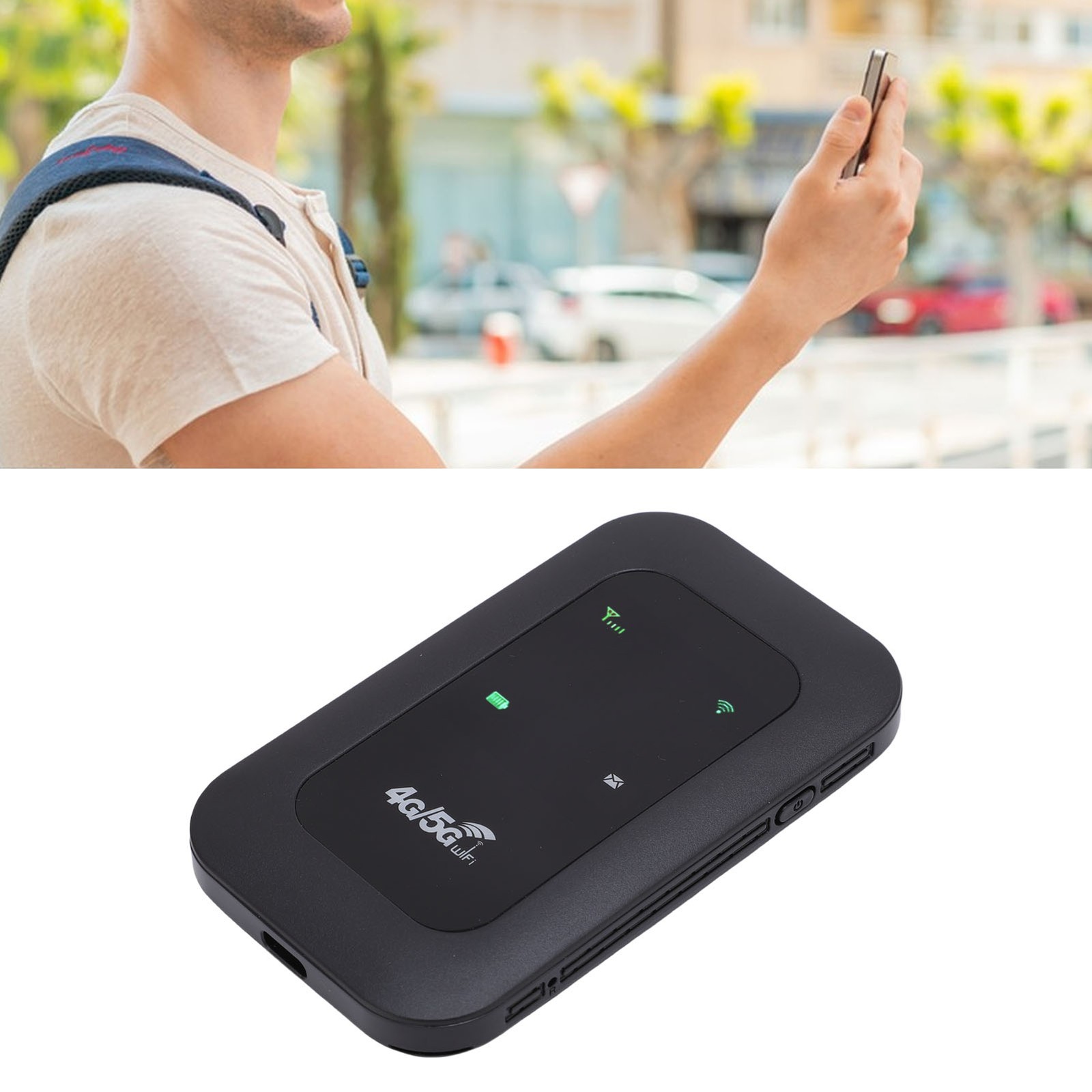 10 Device 4G LTE Mobile Router 300Mbps High Speed SIM Card Slot Portable Wi IKUV