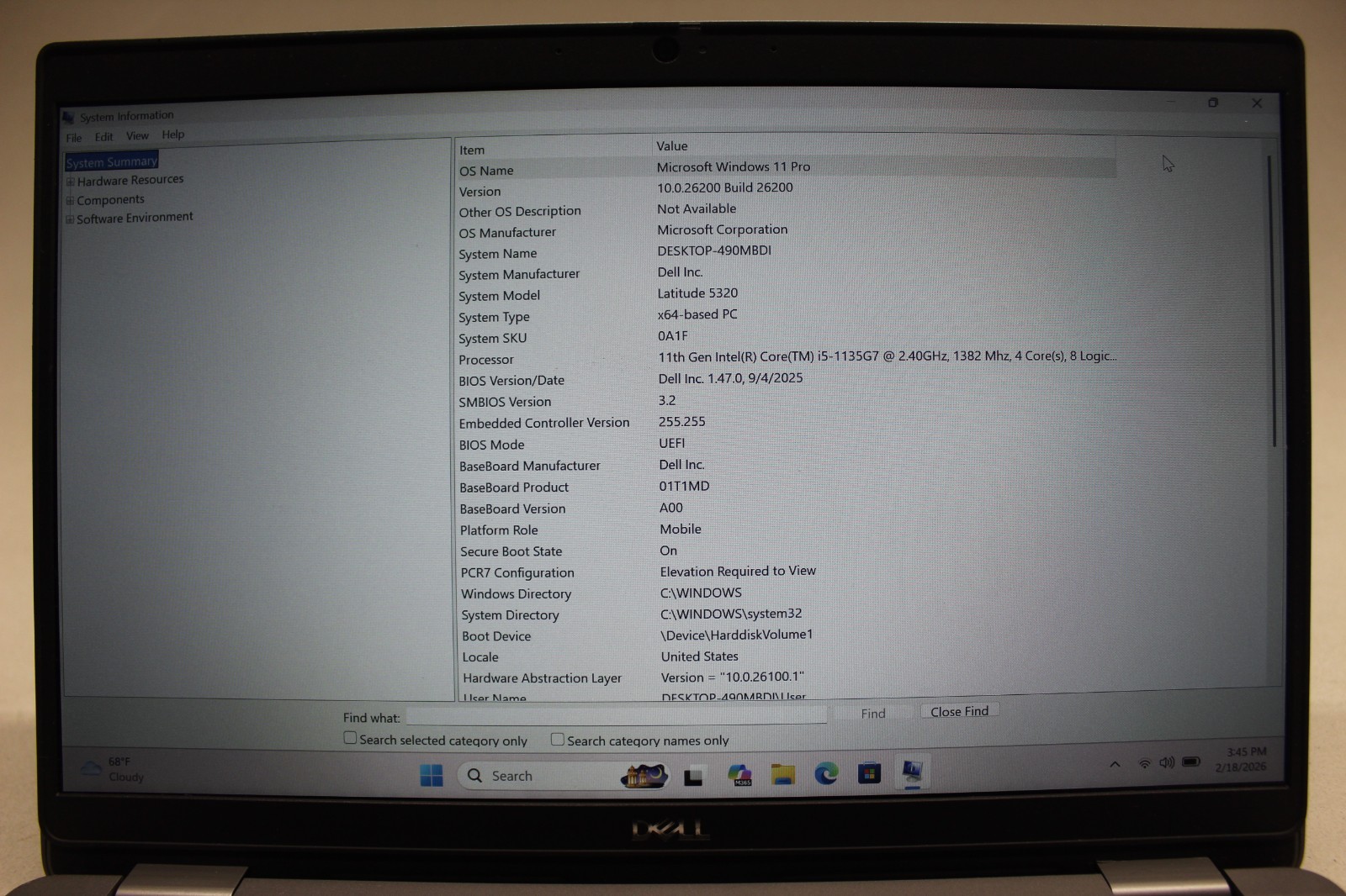 Dell Latitude 5320 I5-1135G7 256GB NvME SSD 16G DDR4 Win11Pro – see desc