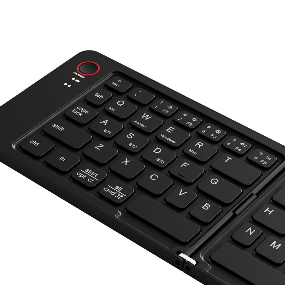 Mini Foldable Bluetooth Keyboard iPhone iPad iOS Android Window PC Laptop Tablet