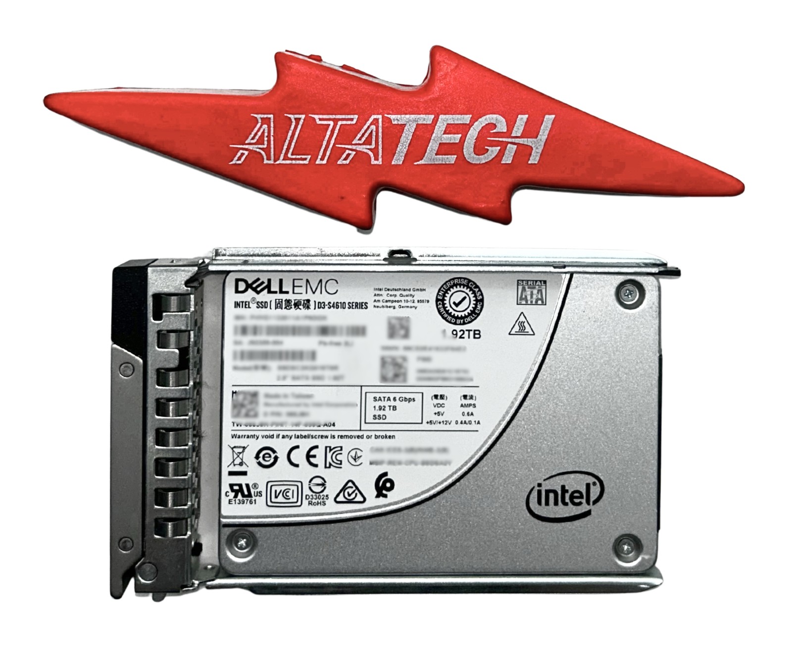 Dell 55J8H 1.92TB SSD SATA 2.5 6G MU S4610 SSDSC2KG019T8R Solid State Drive