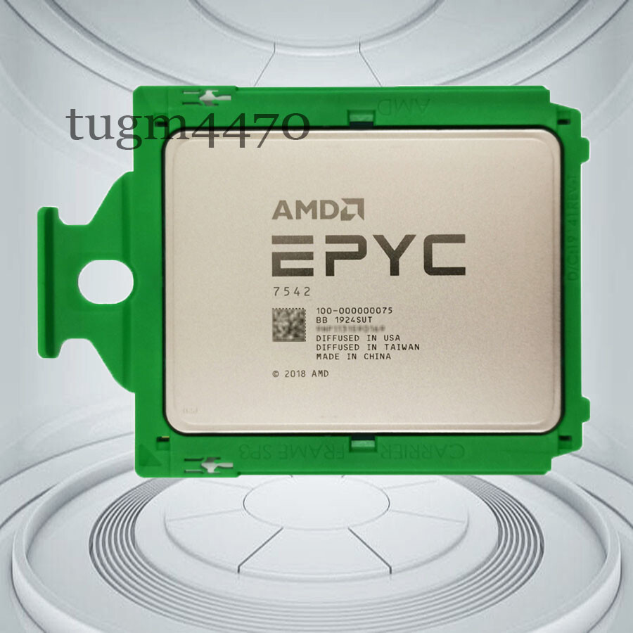 AMD EPYC 7542 cpu processor 2.9GHz up to 3.4GHz 32 cores 225w cpu